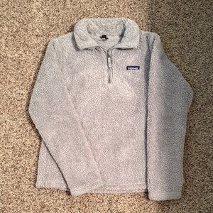 Patagonia Light Gray Fleece Pullover